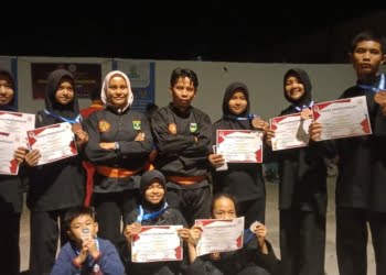 Pesilat Muda Dharmasraya Dulang Prestasi di Kejurnas Pencak Silat di Padang