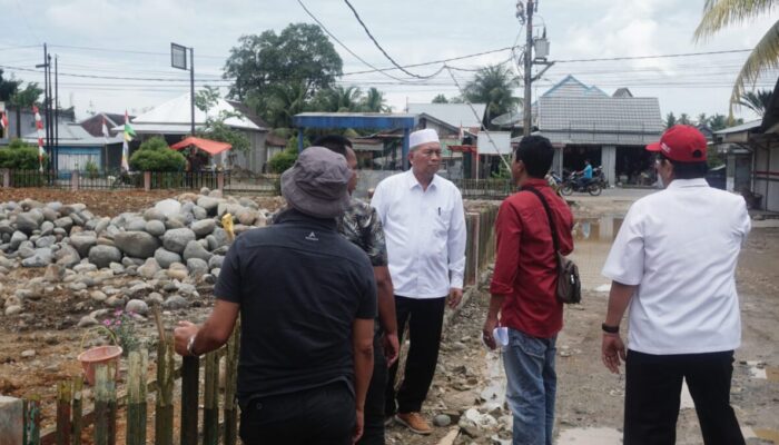 Pembangunan Lapangan Tenis Ujung Gading Telan Anggaran Rp184 Juta