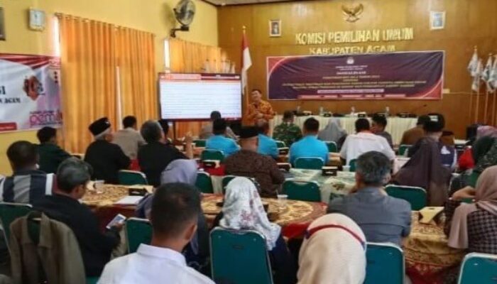 KPU Agam Gelar Sosialiasi Peraturan KPU RI No. 4/2022