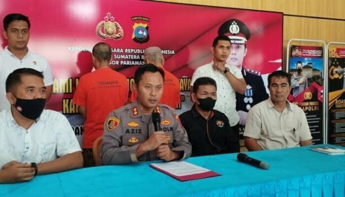 Polres Pariaman Tetapkan Dua Tersangka Kasus Dugaan Korupsi Pembangunan Gedung Bangsal Penyakit Dalam RSUD