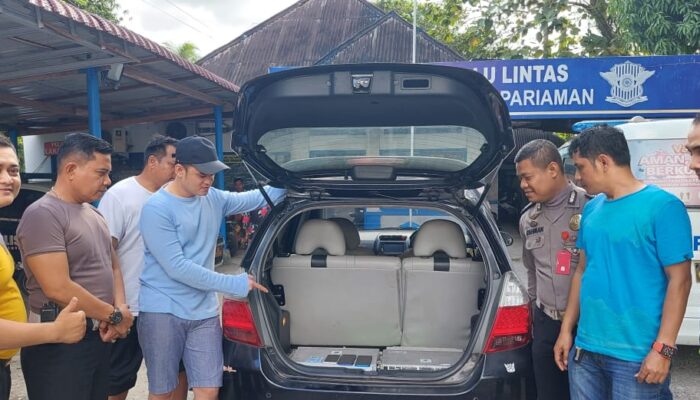 Empat Pelaku Pencuri Baterai Tower Dibekuk Personel Satlantas Polres Padang Pariaman
