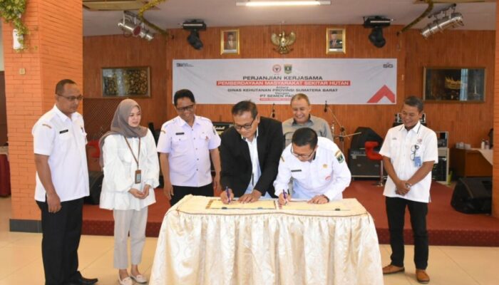 Program Penanaman Kaliandra di Perhutanan Sosial, Dishut Sumbar Apresiasi PT Semen Padang