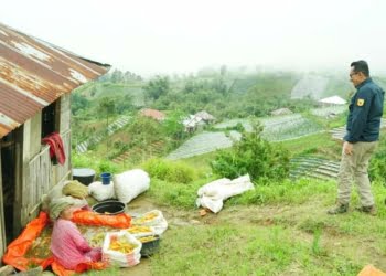 Dari Puncak Sikadunduang, Bupati Eka Putra Nikmati Keindahan Alam Laut Pariaman, Danau Singkarak dan  Sawah Bertingkat di Lereng Gunung Merapi