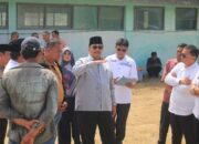 Bupati Pasaman Benny Utama Tinjau Pembangunan Pabrik Pakan Ikan