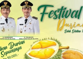 Bagi Pecinta Durian? Yuk..! Hadiri Festival Durian Solok Selatan, Ini Jadwalnya