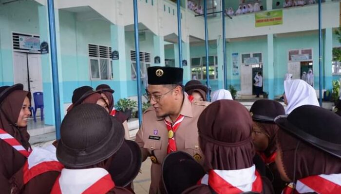 Ketua Kwarcab Tanah Datar Richi Aprian Lepas 96 Peserta KKPM Tingkat Sumbar