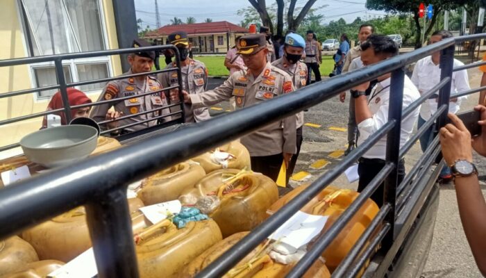 Khawatir Muncul Gejolak Pasca Kenaikkan BBM, Kapolres Dharmasraya Minta Dukungan Pers Publikasikan Berita yang Benar!