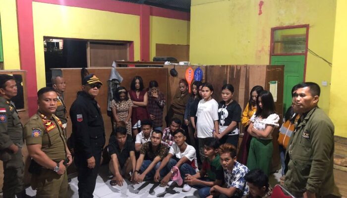 21 Artis Saweran Bersama Teman Laki-Lakinya Diamankan Satpol PP Agam