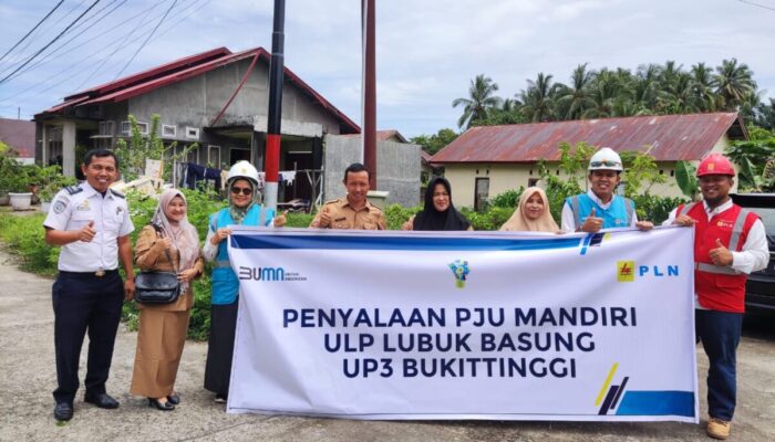 Biaya SLO dan Penyambungan Gratis! PLN Terangi Komplek Perumahan Nagari Kampung Pinang Agam