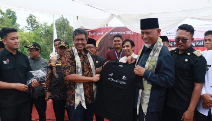 Didukung Aplikasi SimpleDesa dan SVN Telkom, Lubuak Batingkok Limapuluh Kota Resmi Jadi Nagari Digital Pertama di Sumatera