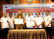 Percepat Pembangunan Daerah, Pemkab Sijunjung Jalin Kerja Sama dengan PT Semen Padang