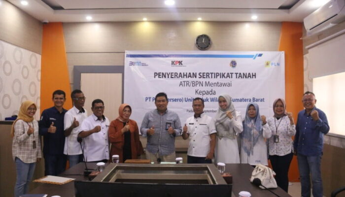 Kerjasama dengan Kementerian ATR/BPN, PLN UIW Sumbar Berhasil Tuntaskan Sertifikasi Aset di Kepulauan Mentawai