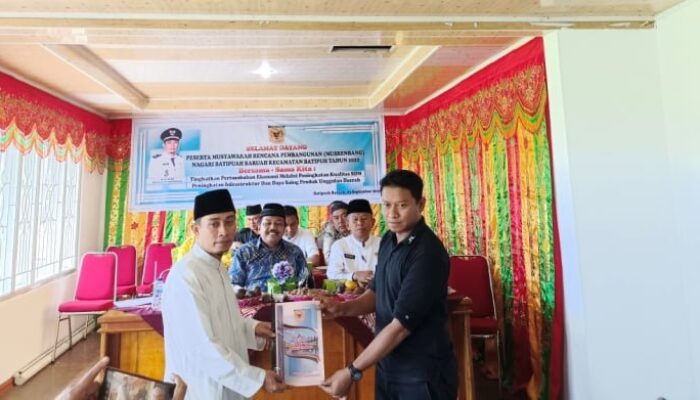 Tentukan Program ke Depan, Nagari Batipuh Baruah Gelar Musrenbang