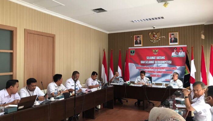Pemprov Sumbar Lakukan Penilaian Kompetensi Camat Terbaik 2022