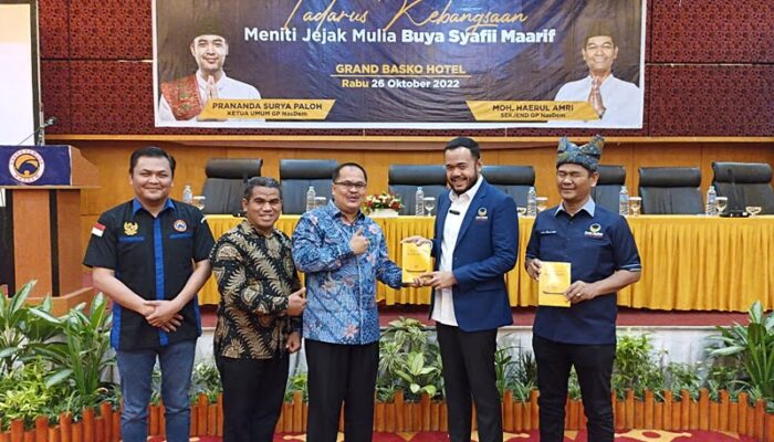 Perjuangkan Sebagai Pahlawan Nasional, GP NasDem Ajak Generasi Muda Teladani Buya Syafii Maarif 