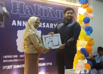 Wendoky Basko Apresiasi Semangat Kerja Keras Tim Harian Umum Haluan
