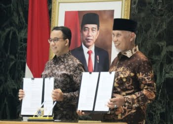 Gubernur Mahyeldi Bersama Anies Baswedan Kerjasama Pengembangan 19 Bidang Potensi Daerah Kedua Provinsi