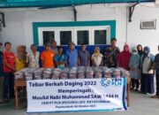 PLN UP3 Payakumbuh Berbagi Paket Daging Kepada Mustahik di Hari Maulid Nabi Muhammad SAW11