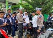 Tekan Angka Kecelakaan, Satlantas Polres Agam Sosialisasi Tertib Lalu Lintas ke Sekolah