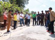 Pansus DPRD Agam Tinjau Pengecoran Jalan di Nagari Pagadih