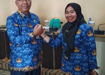 Bupati Dharmasraya Sutan Riska Lantik Tiga Pejabat Tinggi Pratama