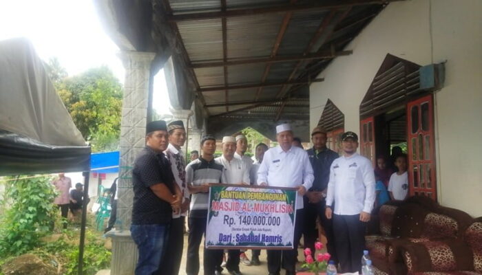 Masjid Terdampak Gempa di Nagari Persiapan Kajai Timbo Abu Mulai Dibangun