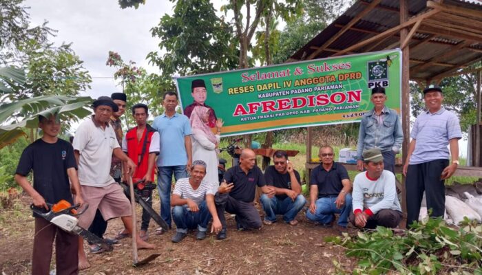 Warga Nagari Koto Baru Sampaikan Aspirasi Pada DPRD Bantu Pengembangan Wisata Tungka Kampung Panyalai