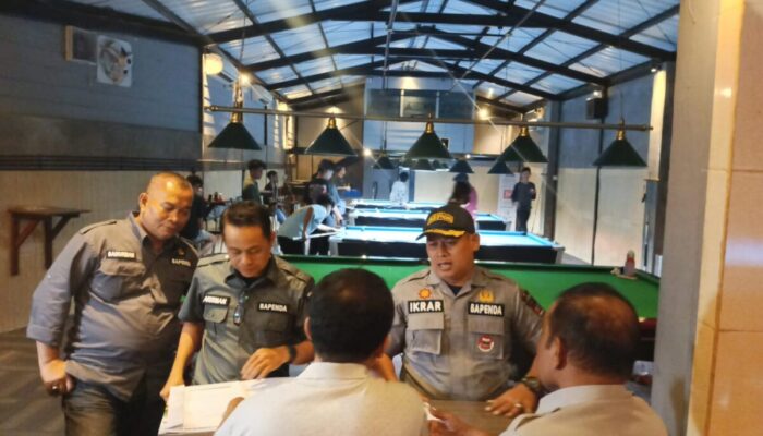 Genjot Realisasi Pajak Hiburan, 10 Pool Billiard Didatangi Petugas Bapenda Padang
