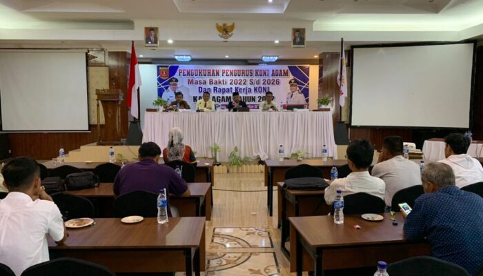 Raker Bersama 46 Cabor, KONI Komitmen Kembalikan Kejayaan Olahraga di Agam
