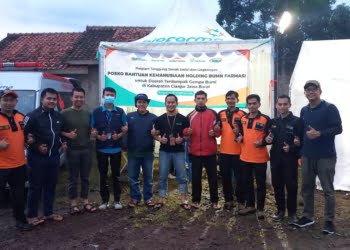 Tim Medis BUMN Farmasi Sebar Vaksin Tetanus dan Flubio Pascagempa Cianjur