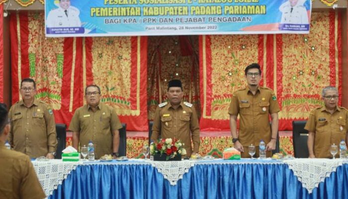 Pemkab Padang Pariaman Sosialisasi E-Katalog Lokal