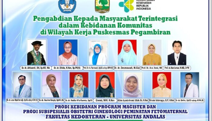 Prodi Kebidanan Program Magister dan Prodi Obstetri Ginekologi Subspesialis Peminatan Fetomaternal Fakultas Kedokteran Unand Gelar Pengabdian kepada Masyarakat