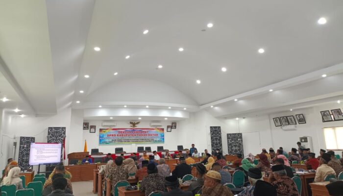 Wali Nagari, BPRN, KAN Se-Tanah Datar Lakukan Hearing Bersama Anggota Dewan