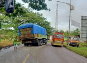 Penumpukan Kendaraan di Jalinsum, Kasat Lantas Dharmasraya: Truk Pengangkut Batubara Patah As