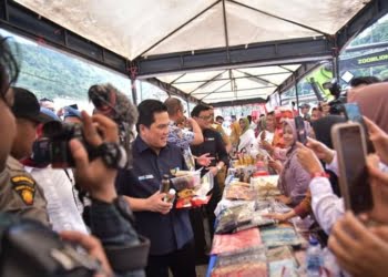 Janji Erick Thohir dengan UMKM Sawahlunto: BUMN Banyak Program Modal Usaha, Silakan Manfaatkan!