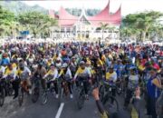 Sungguh Meriah! Ribuan Pesepeda Menyemut Ikut Gowes Adventure Solok Selatan