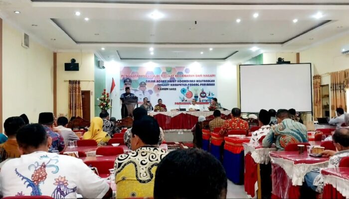 Pertemuan dengan Seluruh Wali Nagari, Bupati Suhatri Bur Bahas Menjadikan Padang Pariaman Kabupaten Smart City