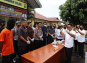 Polres Pasaman Barat Musnahkan 96,07 Gram Sabu