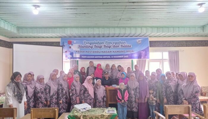 Nagari Kamang Hilia Agam Berdayakan Kader Posyandu Cegah Stunting