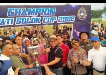 Kalahkan X Koto Singkarak 1-0, Gunung Talang Solok Juara Bupati Cup 2022
