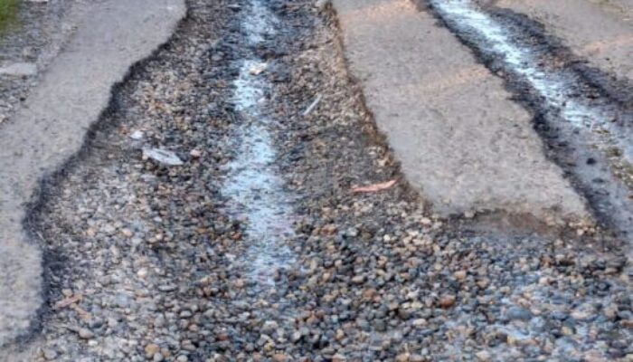 Tak Ada Tanggapan dari Dinas PU, Masyarakat Durian Jantung Keluhkan Jalan Rusak Berat