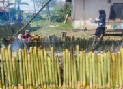 Jalin Silaturahmi, Warga Simpang Tigo Banda Luruih Masak 1.000 Lemang