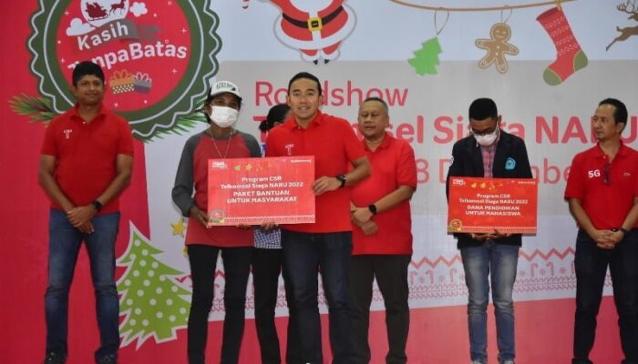 Telkomsel Siaga Berbagi Kasih Tanpa Batas di Momen Natal 2022