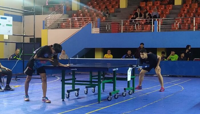 Sumbar Menang di Kejurwil Tenis Meja se-Sumatra