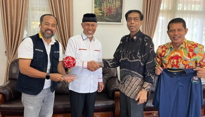 Audiensi ke Gubernur, President ASTAF Abdul Halim Bahas Sumbar Tuan Rumah Kejuaraan Dunia Sepaktakraw Pantai 2023