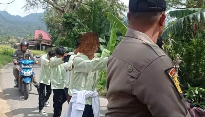 Hendak Tawuran, Seorang Pelajar Bawa Sajam Keburu Dicokok Pol PP Padang