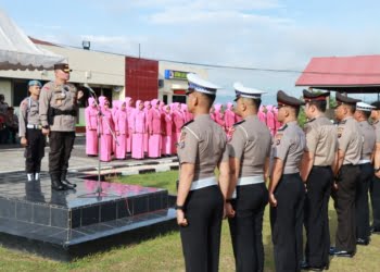 Kabar Bahagia Tahun Baru, 21 Personil Polres Sijunjung Naik Pangkat