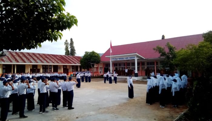 Tampil Pembina Upacara di SMPN 3 Harau, Ini Pesan Wali Nagari Tarantang Sudahri