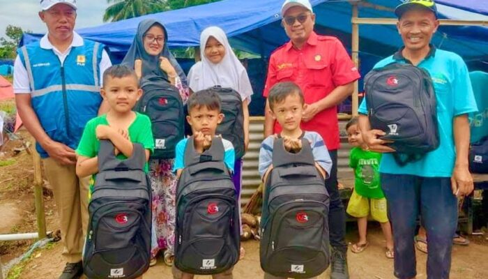 PLN Tumbuhkan Lagi Keceriaan Anak-anak Korban Gempa Cianjur saat Kembali Masuk Sekolah