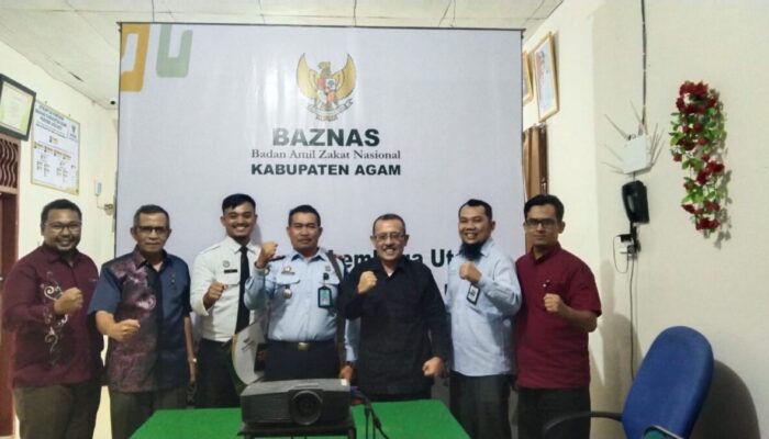 Persiapan Pengukuhan UPZ, Lapas Kelas II B Lubuk Basung Koordinasi dengan Baznas Agam